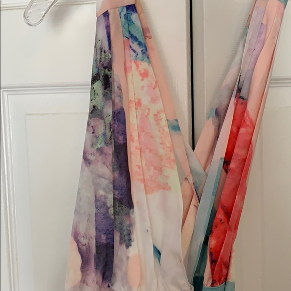 Open back, wrap around romper - Picture 2 of 6